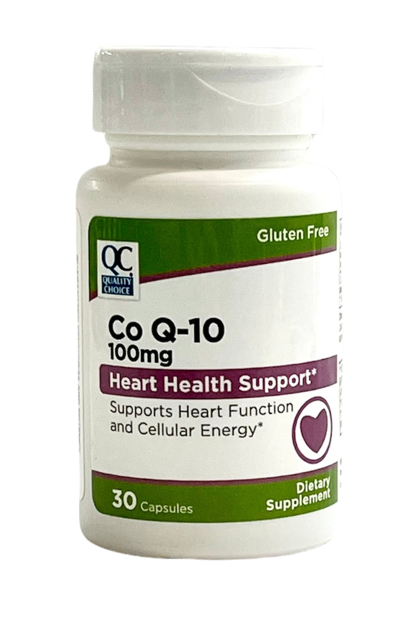 Co Q-10 Supplement | 100mg | Heart Health Support | 30 Capsules