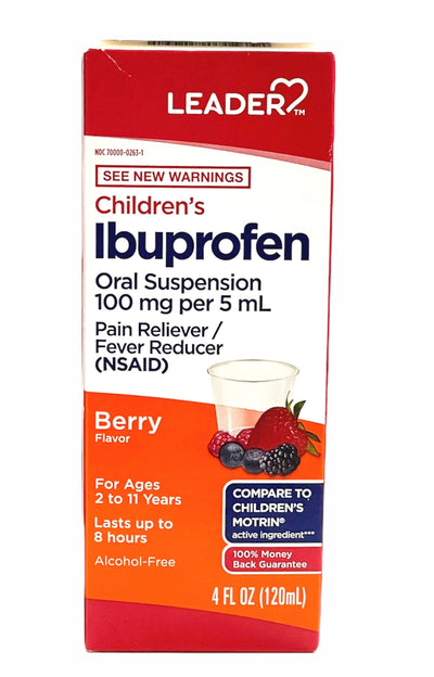 Children's Ibuprofen | Oral Suspension | Berry Flavor | 4FL