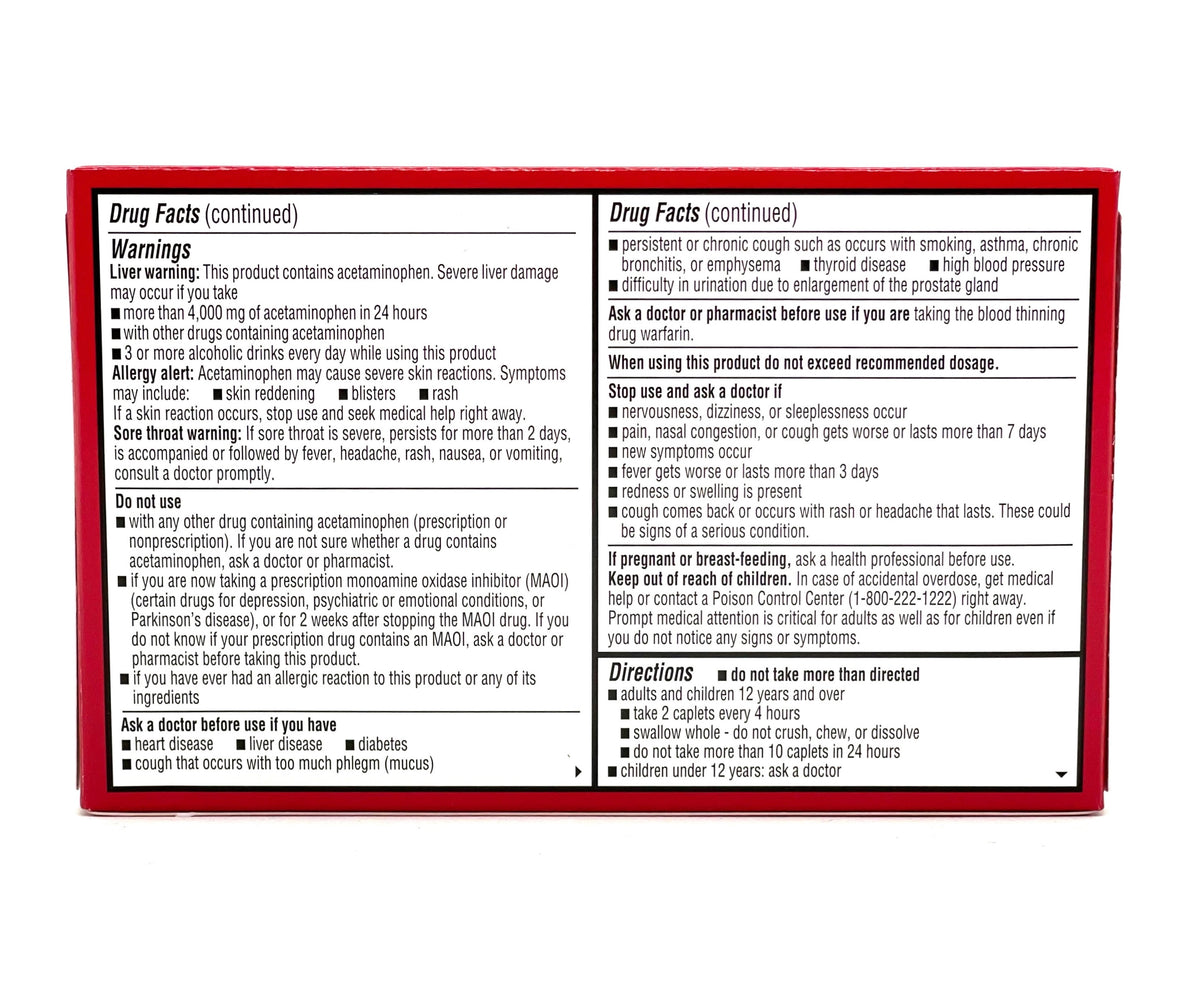 Severe Cold & Flu Maximum Strength | 12 Caplets