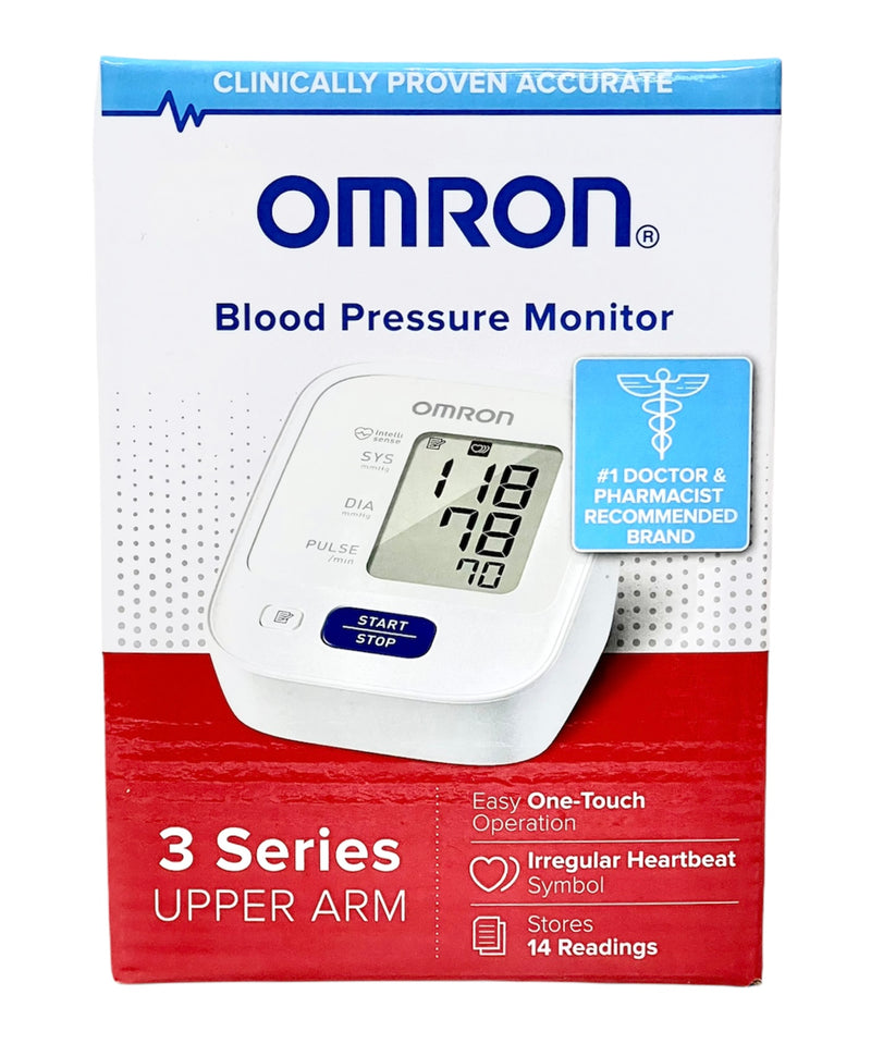 Blood Pressure Monitor | 3 Series Upper Arm | Easy One-Touch Operation
