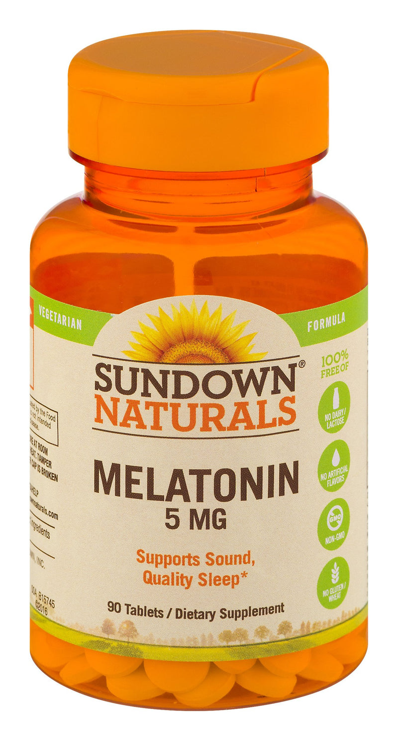 Melatonin Drug Free Sleep Aid || 5 MG || 90 Tablets