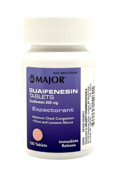 Guaifenesin Tablets Expectorant | 100 Tablets
