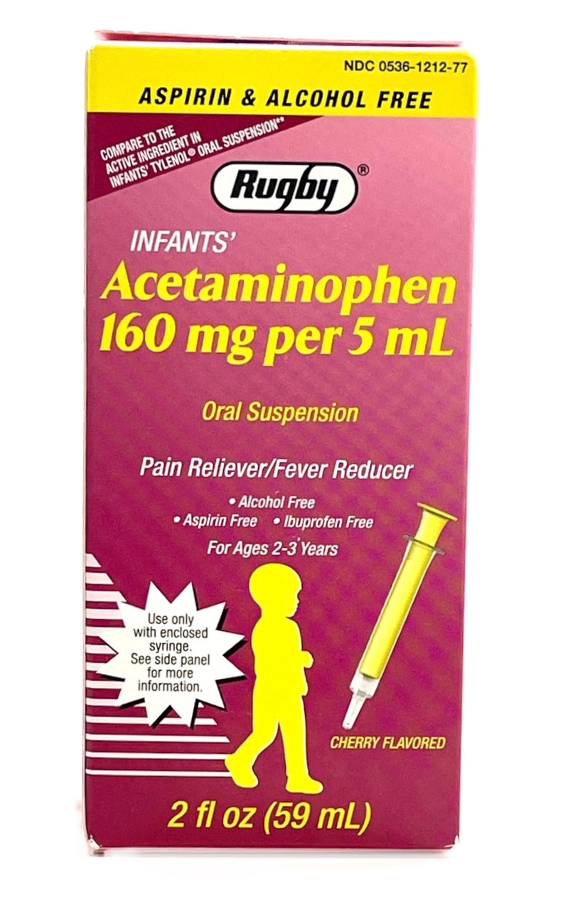 Infants Acetaminophen | 160mg per 5mL | Cherry Flavored | 2FL