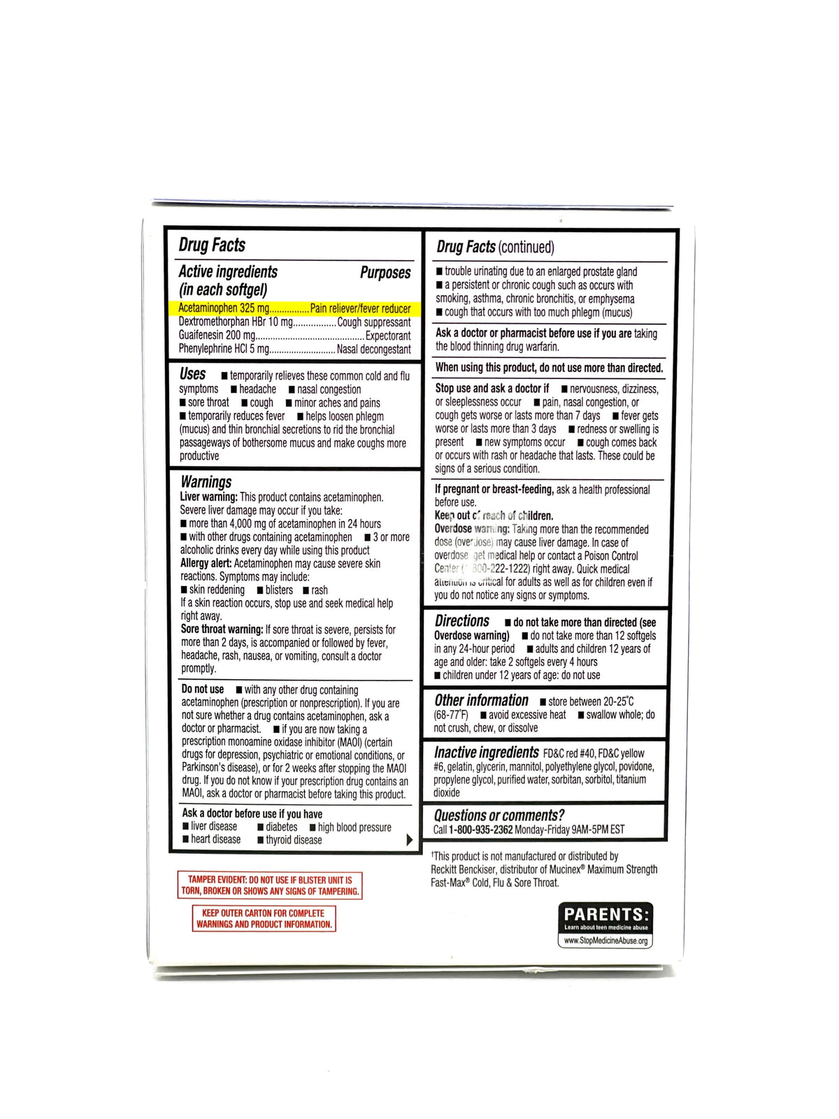Maximum Strength Mucus Relief | 16 Soft Gels