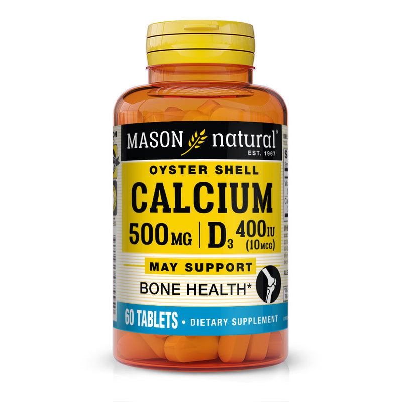 Calcium 500 MG | Vitamin D3 | 60 Tablets
