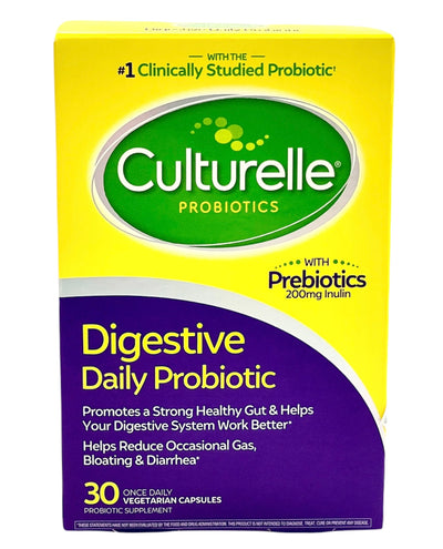 Culturelle Probiotics | Digestive Daily Probiotic | 30 Capsules