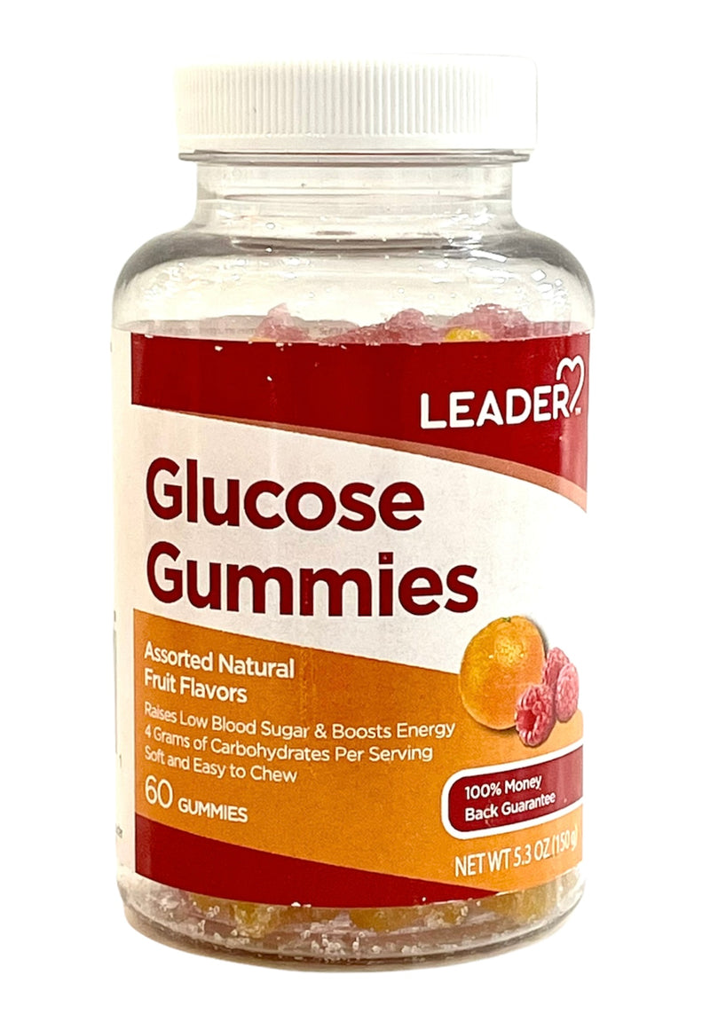 Glucose Gummies | 60 Assorted Natural Fruit Flavors