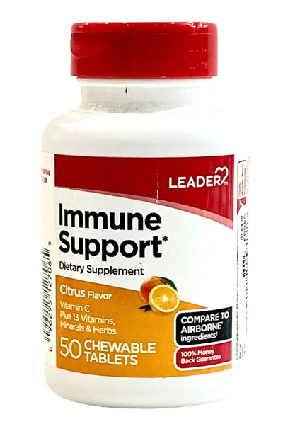 Immune Support | Citrus Flavor | 50 Chewable Tablets