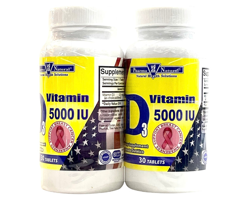 Vitamin D 5000 IU | 30 Tablets