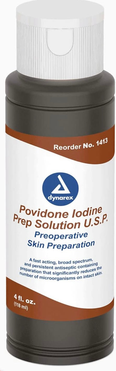 Povidone Iodine Prep Solution U.S.P | 4 FL OZ