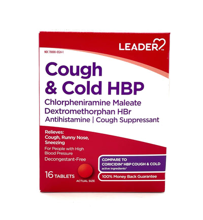 Cough & Cold HBP | 16 Tablets