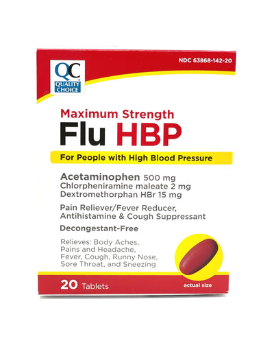 Flu HBP Maximum Strength | 20 Tablets