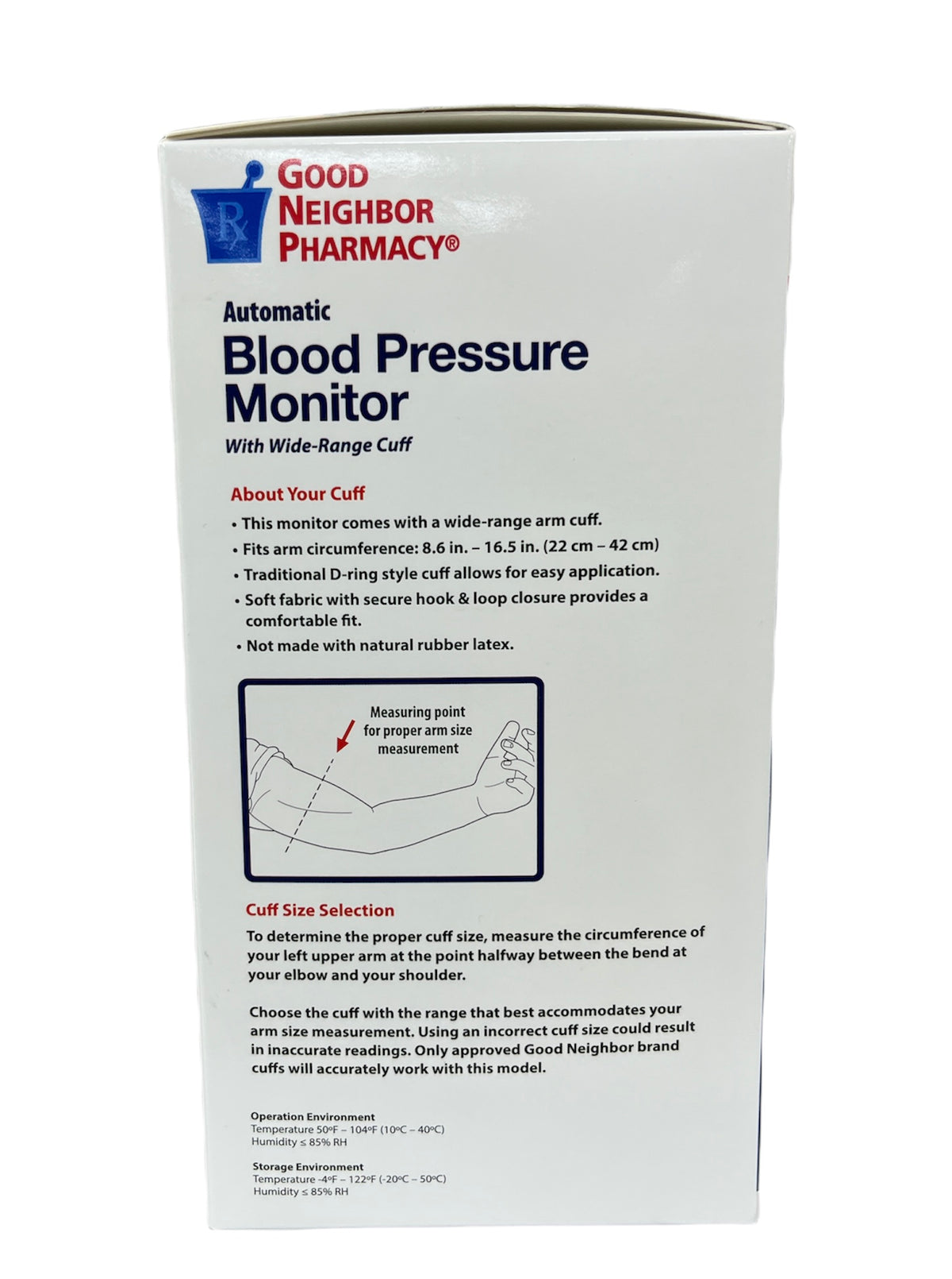 Automatic Blood Pressure Monitor | Wide Range Cuff