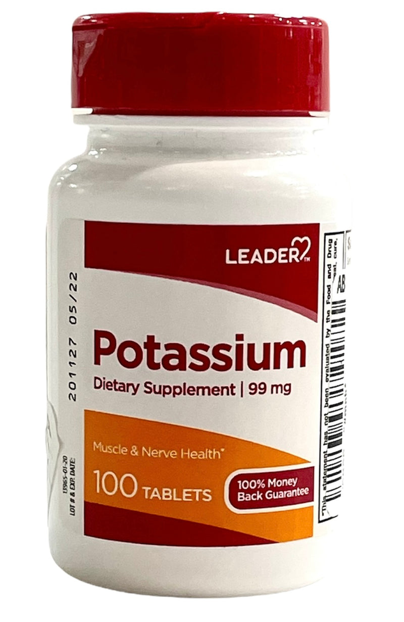 Potassium | Dietary Supplement | 99mg | 100 Tablets