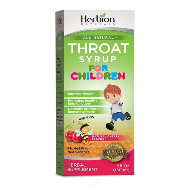 Throat Syrup For Children | All Natural