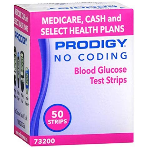 NO CODING Blood Glucose Test Strips | 50 Strips