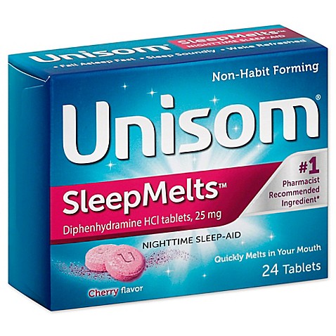 Sleep Melts || 25 MG || 24 Tablets || Cherry Flavor