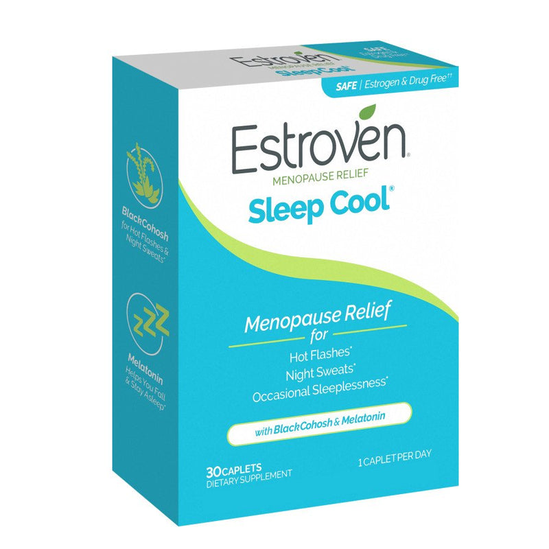 Menopause Relief | Sleep Cool | With Black Cohosh & Melatonin | 30 Caplets