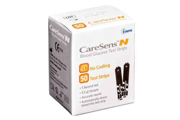Care Sens N Blood Glucose Test Strips | 50 Test Strips