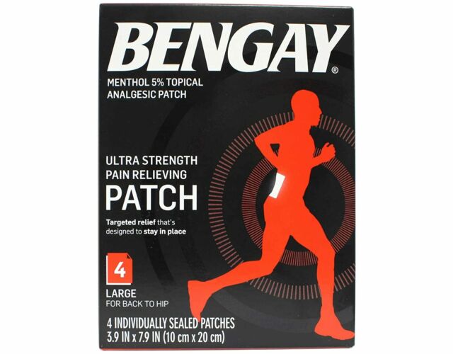 Ultra Strength Pain Relieving Patch | 4 Large