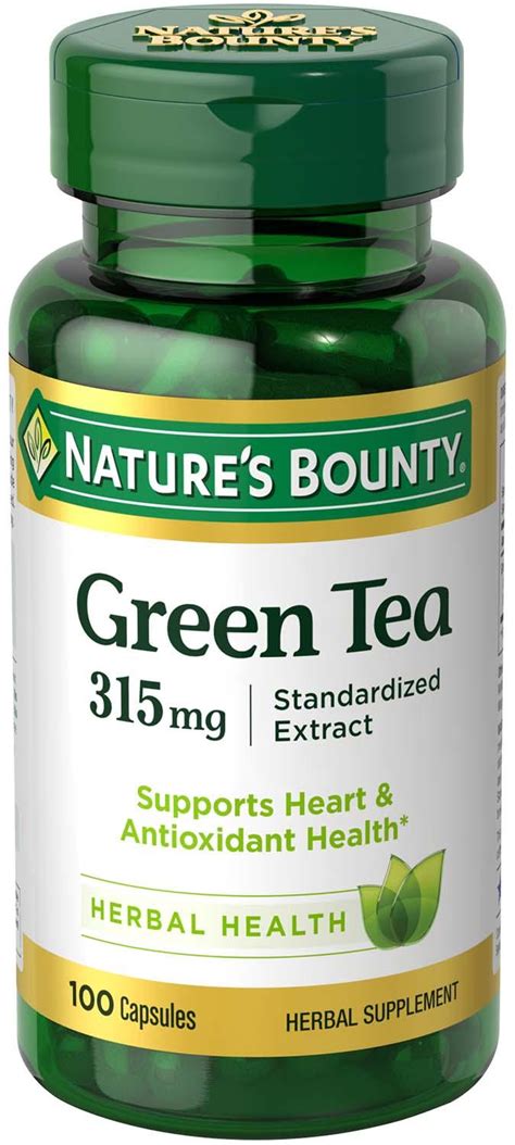 Green Tea | 315 MG | 100 Capsules