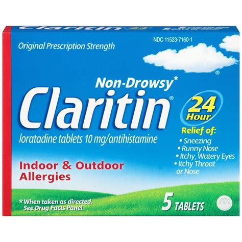 Non Drowsy Indoor & Outdoor Allergies || 5 Tablets