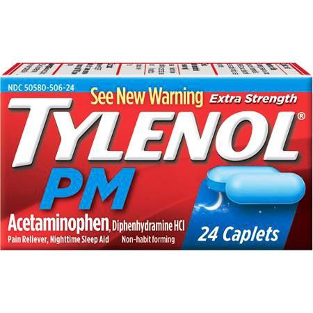 Tylenol PM | Acetaminophen 500mg & Diphenhydramine 25mg