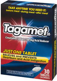 Tagamet 200 HB  Cimetidine Tablets /30 tabs