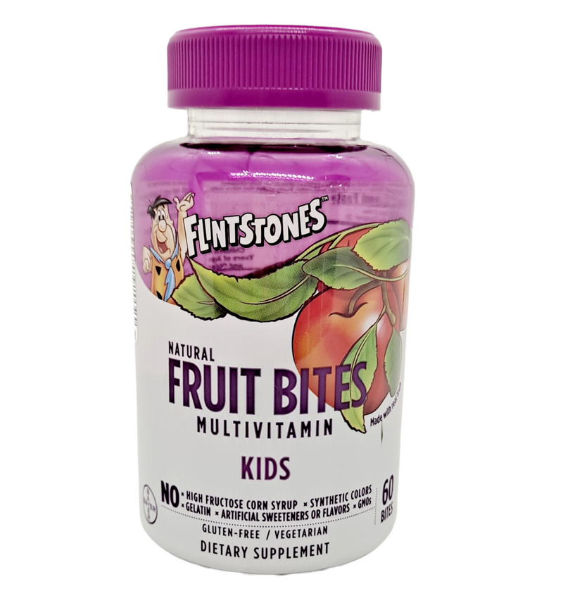 Flinstones Natural Fruit Bites Multivitamin Kids /60 Bites/Dietary Supplement